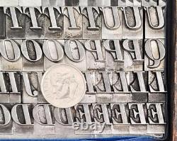 Alphabets Letterpress Imprimer Type Atf #25 36pt Bodoni Bold Italic A66 15#