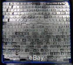 Alphabets Letterpress Type D'impression D'importation Berthold 18pt Primus Sf Mm15 6 #