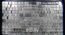 Alphabets Letterpress Type D'impression D'importation Berthold 18pt Primus Sf Mm15 6 #