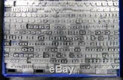 Alphabets Letterpress Type D'impression D'importation Berthold 18pt Primus Sf Mm15 6 #