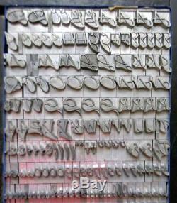 Alphabets Letterpress Type D'impression Import Bauer 48pt Legende Mm14 13 #