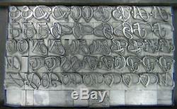Alphabets Letterpress Type D'impression Importer Ta 52pt Rhapsodie Swash Caps Mm61 8 #