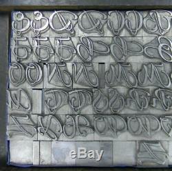 Alphabets Letterpress Type D'impression Importer Ta 52pt Rhapsodie Swash Caps Mm61 8 #
