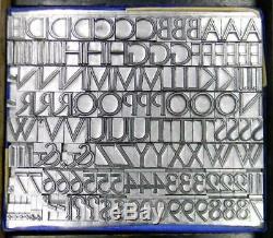 Alphabets Métal Letterpress Type D'impression 36pt Delphian Ouvert Titre Mm35 5 #