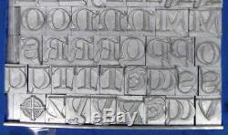 Alphabets Metal Letterpress Type D'impression 48pt Capitals Lombardic Capitals Ml54 6 #