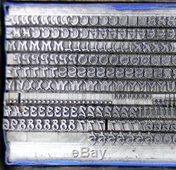 Alphabets Metal Letterpress Type D'impression Antique 12pt Mandarin Ml58 3 #