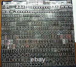 Alphabets Metal Letterpress Type Title 36pt Gothic Bold Expanded Mm70 17 #