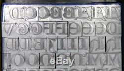 Alphabets Métal Type D'impression 48press Capitales Lombardiques Ml92 6 #