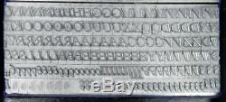 Alphabets Métalliques Type D'impression Typographique 24pt Baskerville Italic Ml05 7 #