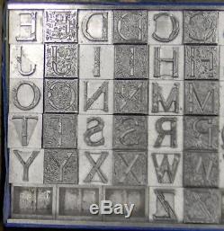 Alphabets Type D'impression Monogram 36pt 2 / C Initiales Massey Ml36 4 #