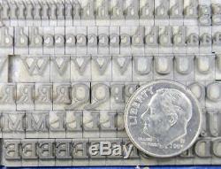 Alphabets Type De Métal Typo Impression 18pt Goudy Ouvert Mn24 7 #