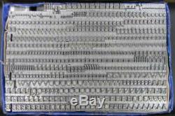 Alphabets Type De Métal Typo Impression 18pt Goudy Ouvert Mn24 7 #