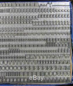 Alphabets Type De Métal Typo Impression 18pt Goudy Ouvert Mn24 7 #