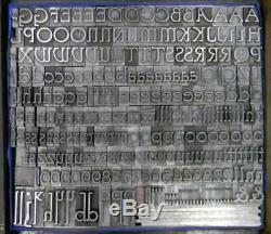 Alphabets Vintage Lettres Typographiques Métalliques Type Bb & S 36pt Parsons Ml41 9 #