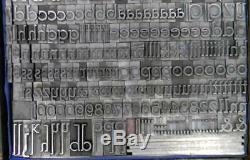 Alphabets Vintage Lettres Typographiques Métalliques Type Bb & S 36pt Parsons Ml41 9 #