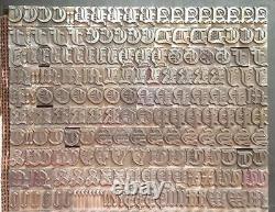 Alphabets Vintage Metal Letterpress Print Type 48pt Cloister Black B61 15# 	
<br/>	 Alphabets vintage en métal pour imprimerie typographique 48pt Cloister Black B61 15#