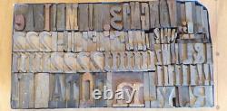 Alphabets Wood Letterpress Type 6/8/10line Tris Et Orphelins Mw22 2