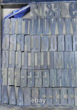 Alphabets Wood Letterpress Type 6line 1 Gothique Condensé Mw11 2
