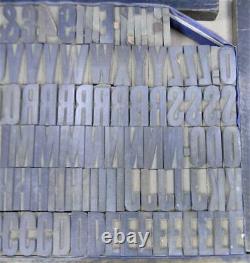 Alphabets Wood Letterpress Type 6line 1 Gothique Condensé Mw11 2