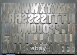 Alphabets Wood Letterpress Type D'impression Page 5line 15/16 Gothic Bold Mw19 2