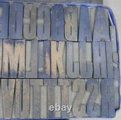 Alphabets Wood Type De Presse-lettres Hamilton 10ligne 1-5/8 Gothique Mw13 2#