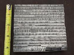 Antique Art Déco Vtg 18pt Onyx Letterpress Type D'impression Alphabet Set Complet
