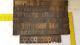 Antique Typographie Gothique En Bois Gras Type Minuscule 10 Lignes (1-2 / 3) Q91