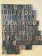 Antique Vtg Wood Letterpress Print Type Block A-z Letters Numbers Comp Set 101pc