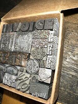 Bloc d'impression bordures ornementales dingbats blocs magnifiques! #92
