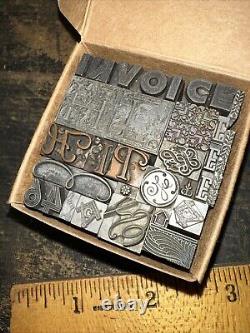Bloc d'impression bordures ornementales dingbats blocs magnifiques! #92