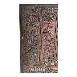 Bloc d'imprimerie vintage AAA Carte routière de la Pennsylvanie des années 1930