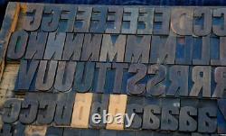 Blocs D'impression En Bois De Presse-lettres 195pcs 3,54 Haut Type Bois Alphabet