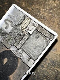 Blocs d'impression Bordures ornementales Dingbats. Magnifique variété! #49
