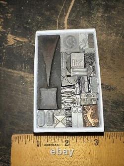 Blocs d'impression Bordures ornementales Dingbats Variété de designs! #-3 Plomb & Cuivre
