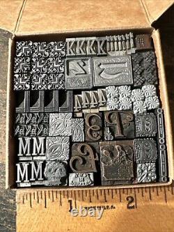 Blocs d'impression Bordures ornementales Dingbats Variété de designs ! #73 Magnifique