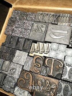 Blocs d'impression Bordures ornementales Dingbats Variété de designs ! #73 Magnifique