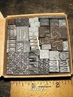 Blocs d'impression Bordures ornementales Dingbats Variété de designs ! #73 Magnifique