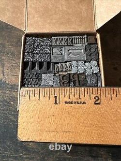 Blocs d'impression Bordures ornementales Dingbats Variété de designs ! #73 Magnifique