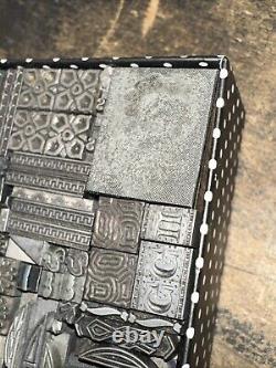 Blocs d'impression Bordures ornementales Dingbats Variété de designs ! #M1 Magnifique