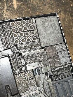 Blocs d'impression Bordures ornementales Dingbats Variété de designs ! #M1 Magnifique