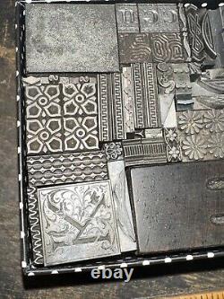 Blocs d'impression Bordures ornementales Dingbats Variété de designs ! #M1 Magnifique