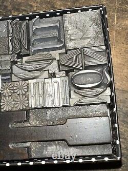 Blocs d'impression Bordures ornementales Dingbats Variété de designs ! #M1 Magnifique