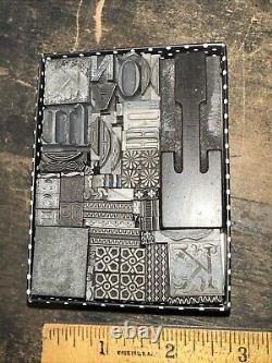 Blocs d'impression Bordures ornementales Dingbats Variété de designs ! #M1 Magnifique