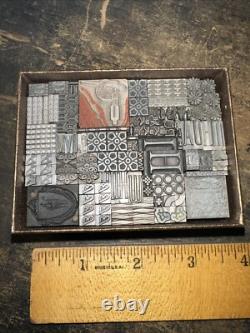 Blocs d'impression Bordures ornementales Dingbats Variété de designs ! #M7 Beau
