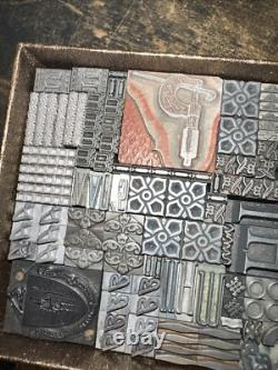 Blocs d'impression Bordures ornementales Dingbats Variété de designs ! #M7 Beau