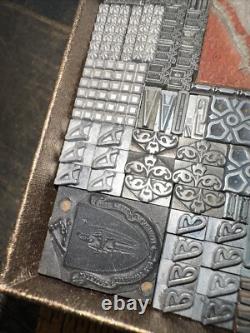 Blocs d'impression Bordures ornementales Dingbats Variété de designs ! #M7 Beau