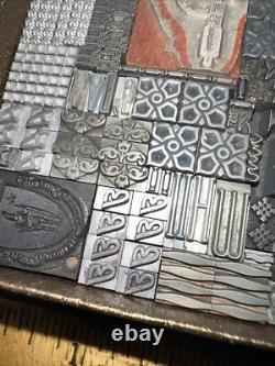 Blocs d'impression Bordures ornementales Dingbats Variété de designs ! #M7 Beau