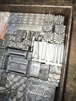 Blocs d'impression Bordures ornementales Dingbats Variété de designs ! #M7 Beau