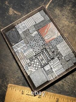 Blocs d'impression Bordures ornementales Dingbats Variété de designs ! #M7 Beau