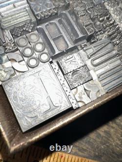 Blocs d'impression Bordures ornementales Dingbats Variété de designs ! #M7 Beau